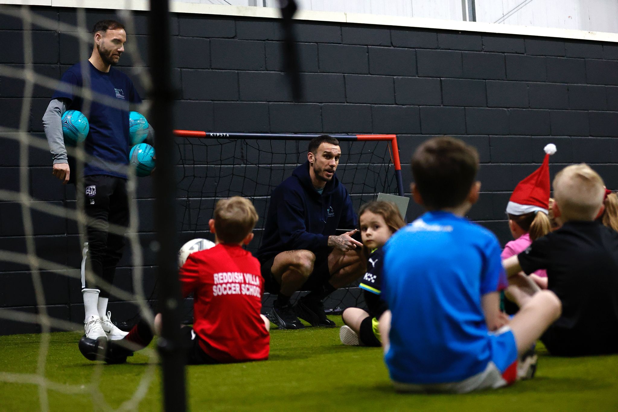 Kids football coaching